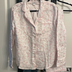 Petit Plume bow Flannel pajamas